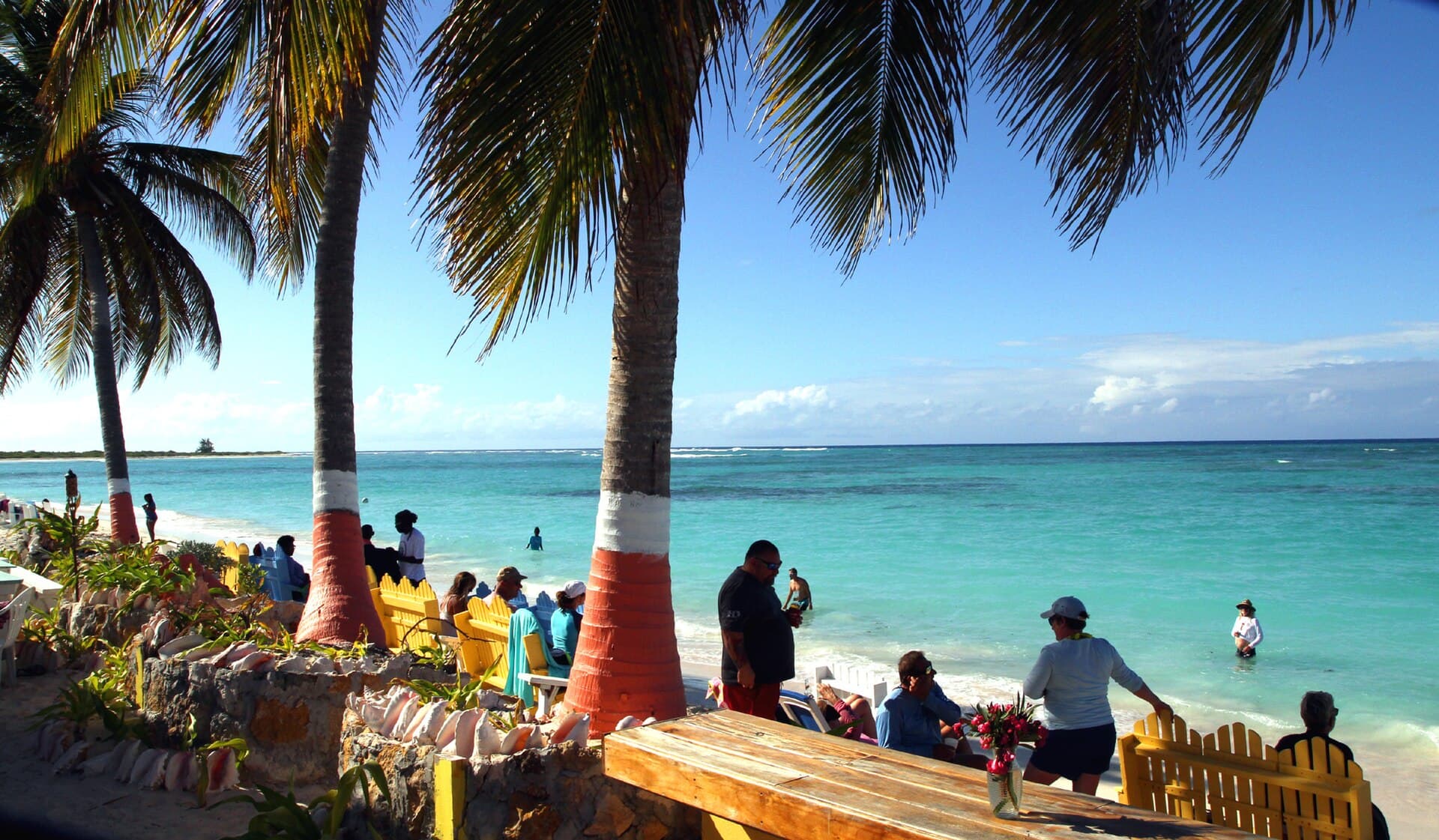 The empty white sand of Cow Wreck Beach on Anegada